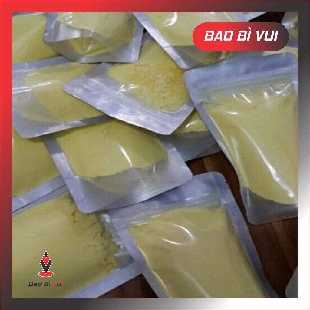 1KG Túi zip bạc đáy đứng zipper bạc