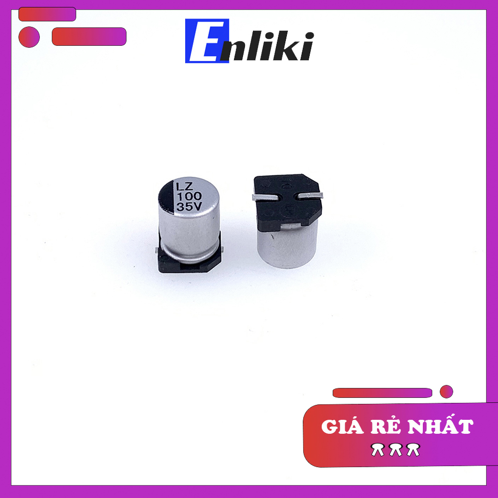 100uf 35v 6.3x7.7mm tụ nhôm