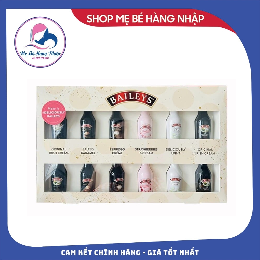 Set 12 chai rịu Baileys Mini