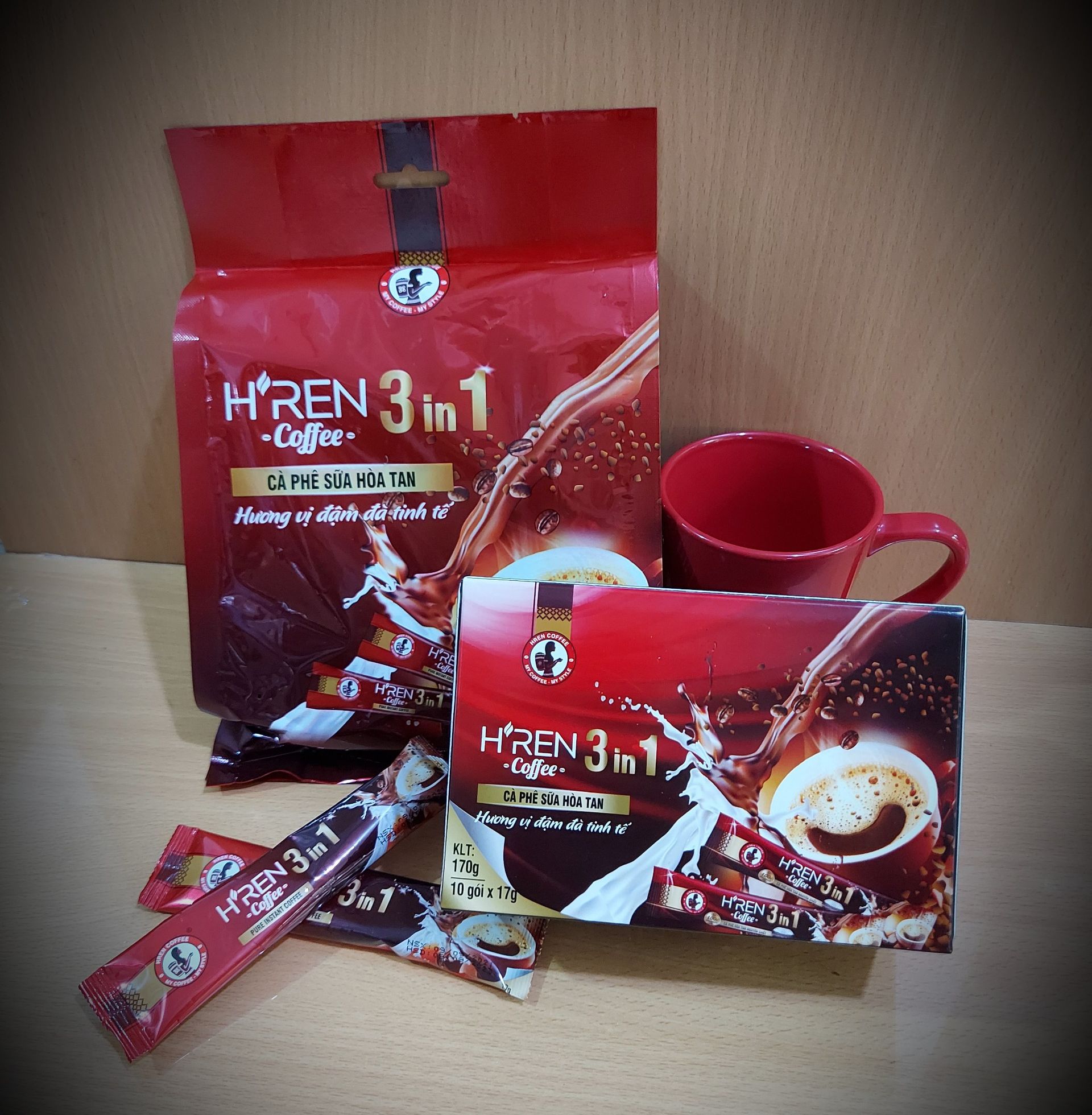 Cà Phê Sữa hòa tan H"ren 3in1 17gram