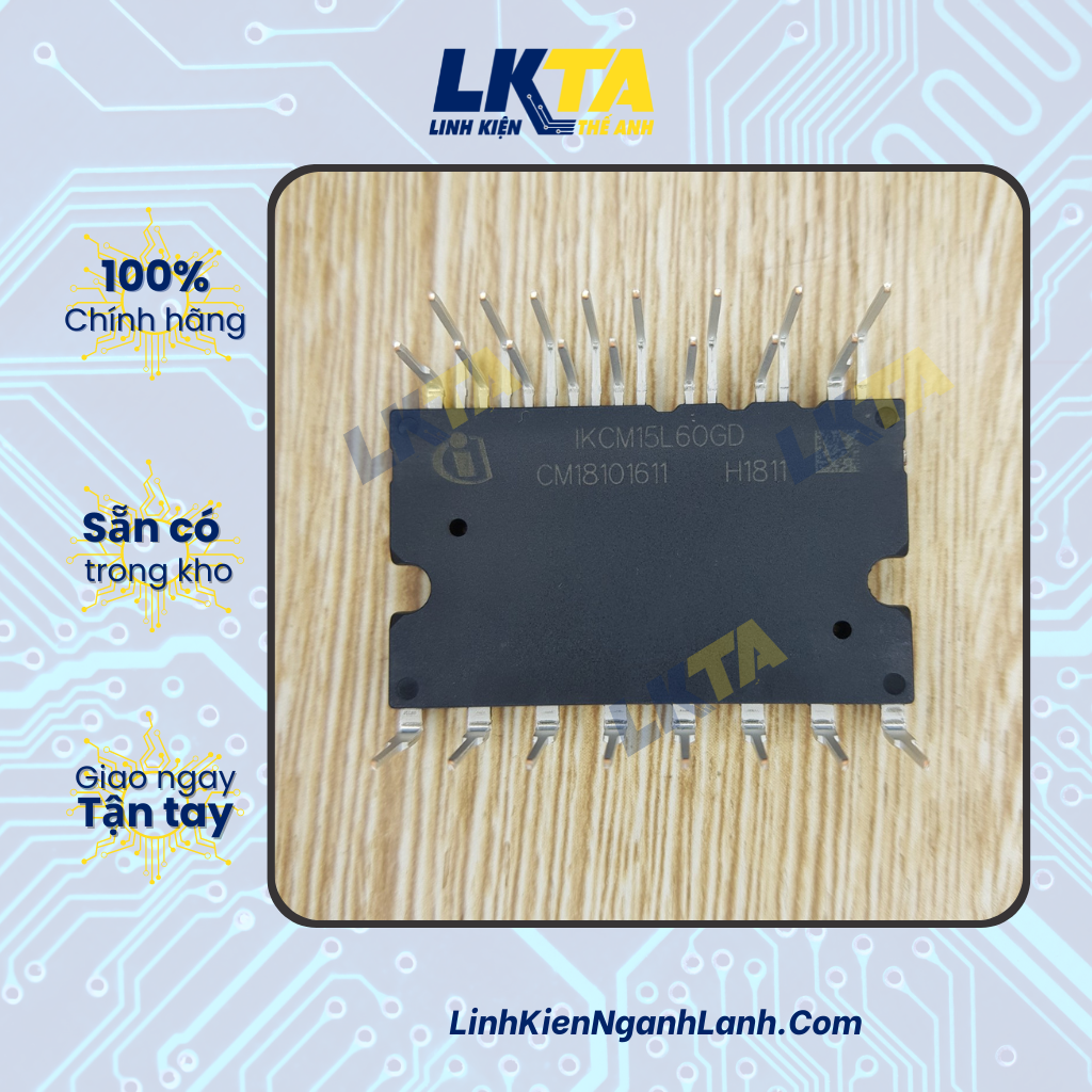 Ic công suất - ikcm15l60gd - 1 con mới, chính hãng infineon