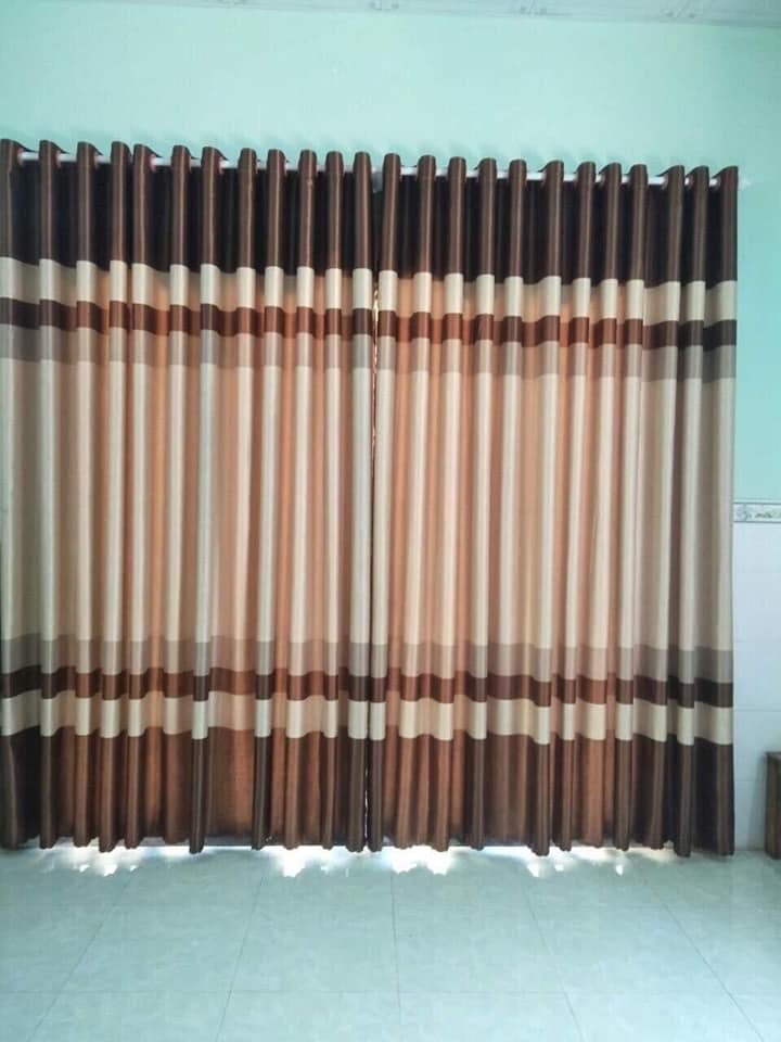 Rèm kẻ xanh than kích thước Cao 2m7 x Rộng từ 1m5 đến 3m hàng đẹp chất lượng cao ạ