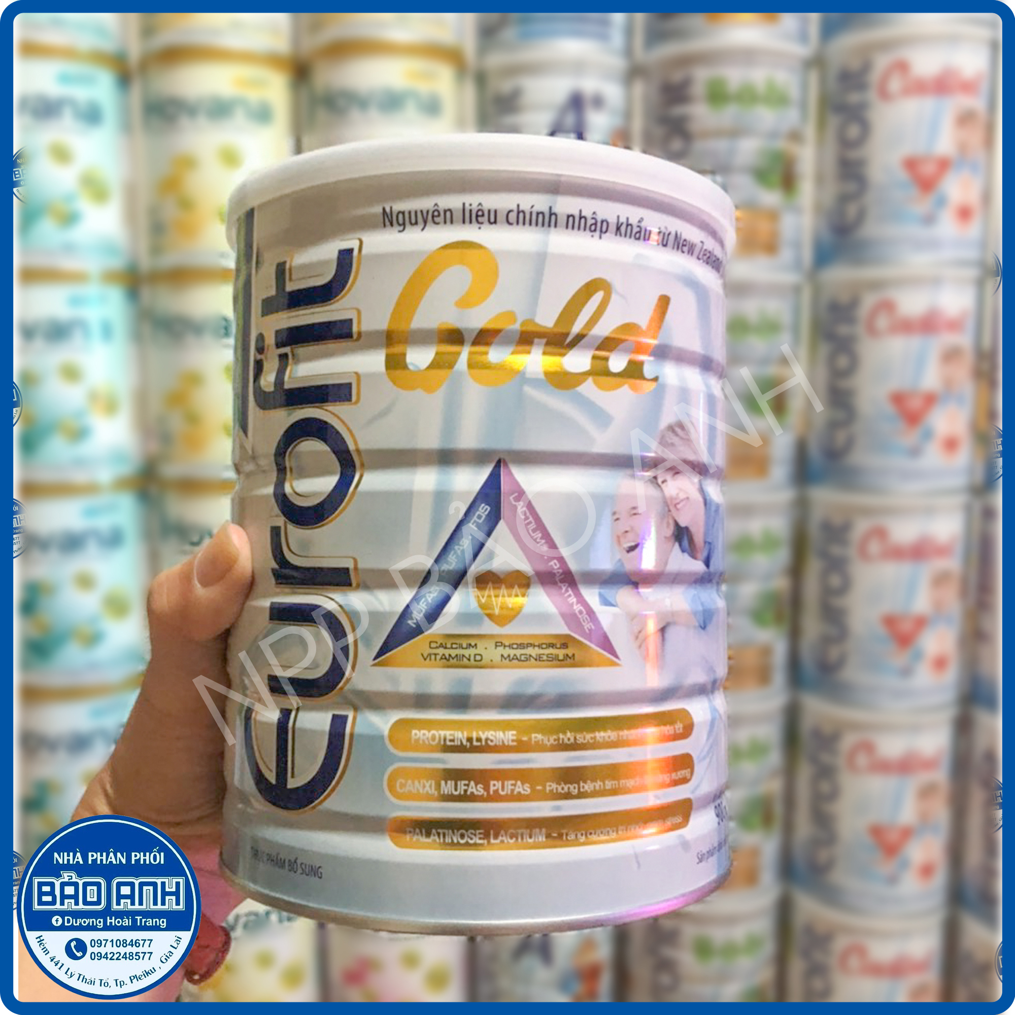 Sữa dinh dưỡng cho người lớn Eurofit Gold 900g