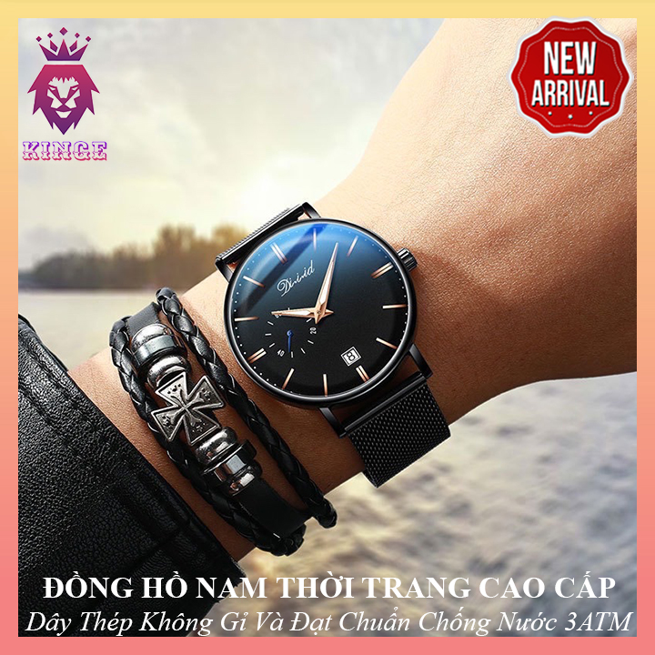[HCM]SIÊU PHẨM ĐỒNG HỒ NAM DIZIZID - DÂY THÉP KHÔNG GỈ - ĐẠT TIÊU CHUẨN CHỐNG NƯỚC 3ATM CỦA HOA KỲ