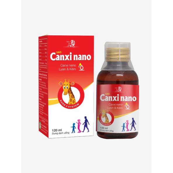 Sirô CANXI NANO Mediphar hỗ trợ phát triển xương và chống loãng xương