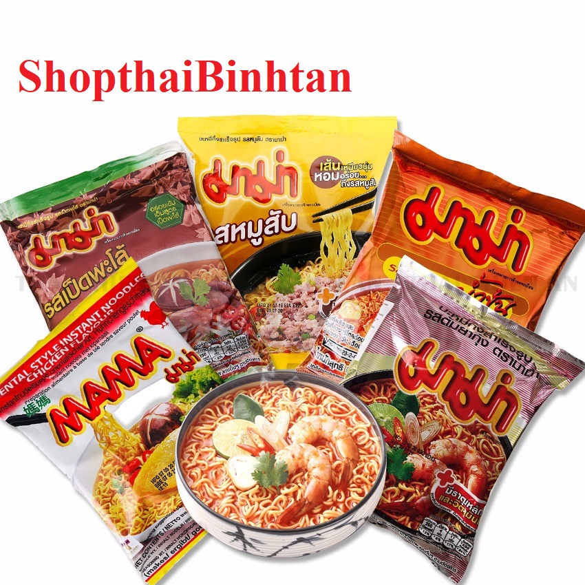 Mì mama thái lan 60g/85g đủ vị
