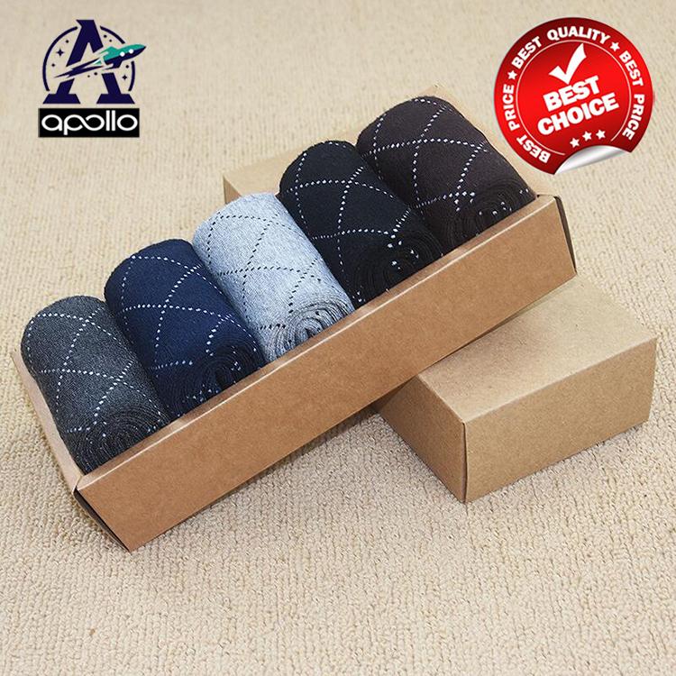 Hộp 05 đôi tất nam Apollo cao cấp