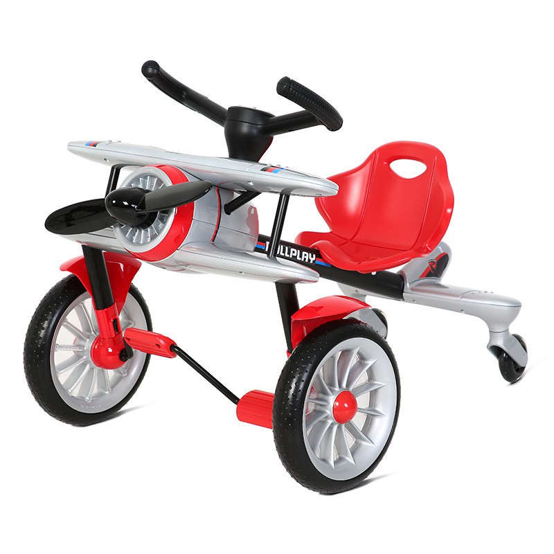 Xe đạp 4 bánh đầu máy bay drift rollplay cho bé từ 2,5 tuổi trở lên