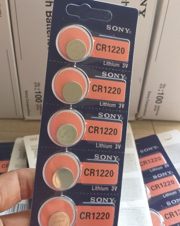 5 viên pin cr1220 pin 3v sony lithium
