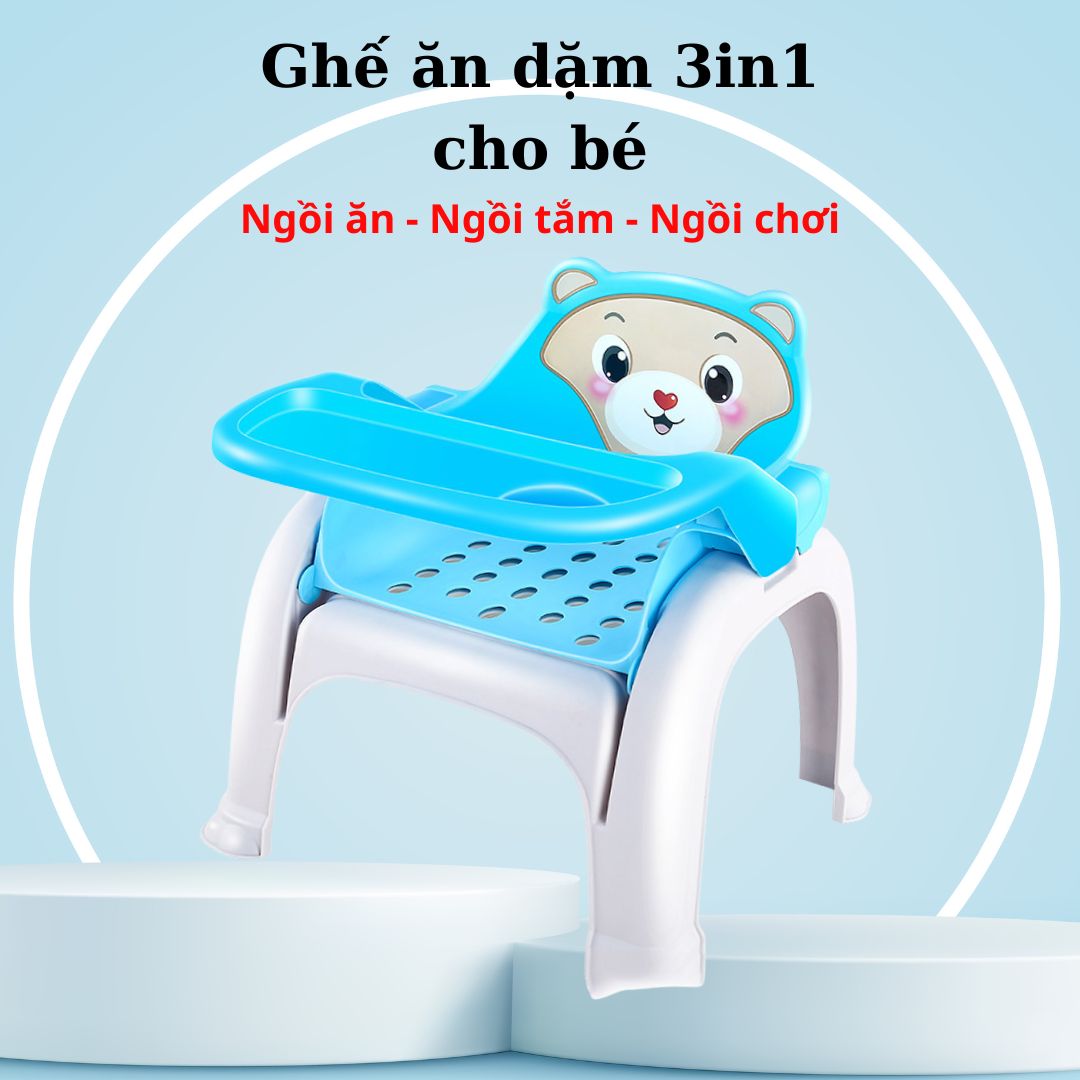 Ghế ăn dặm cho bé ghế ngồi ghế nằm gội đầu cho bé 3 tháng tuổi trở lên