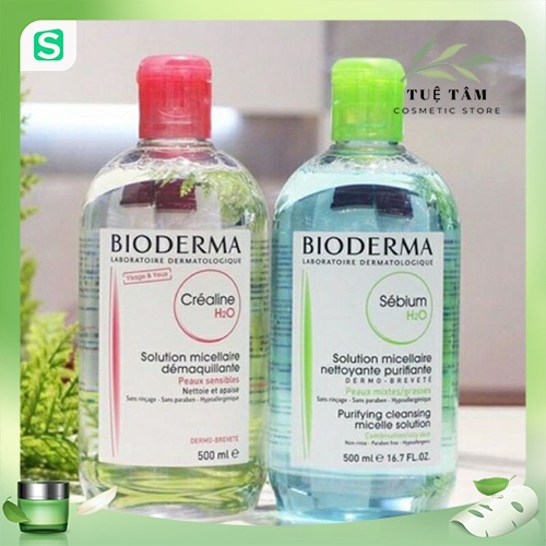 Nước tẩy trang bioderma h2o 500ml pháp