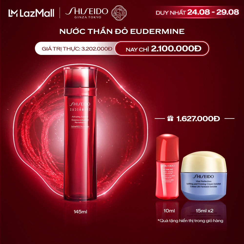 Nước thần đỏ Shiseido Eudermine Activating Essence 145ml