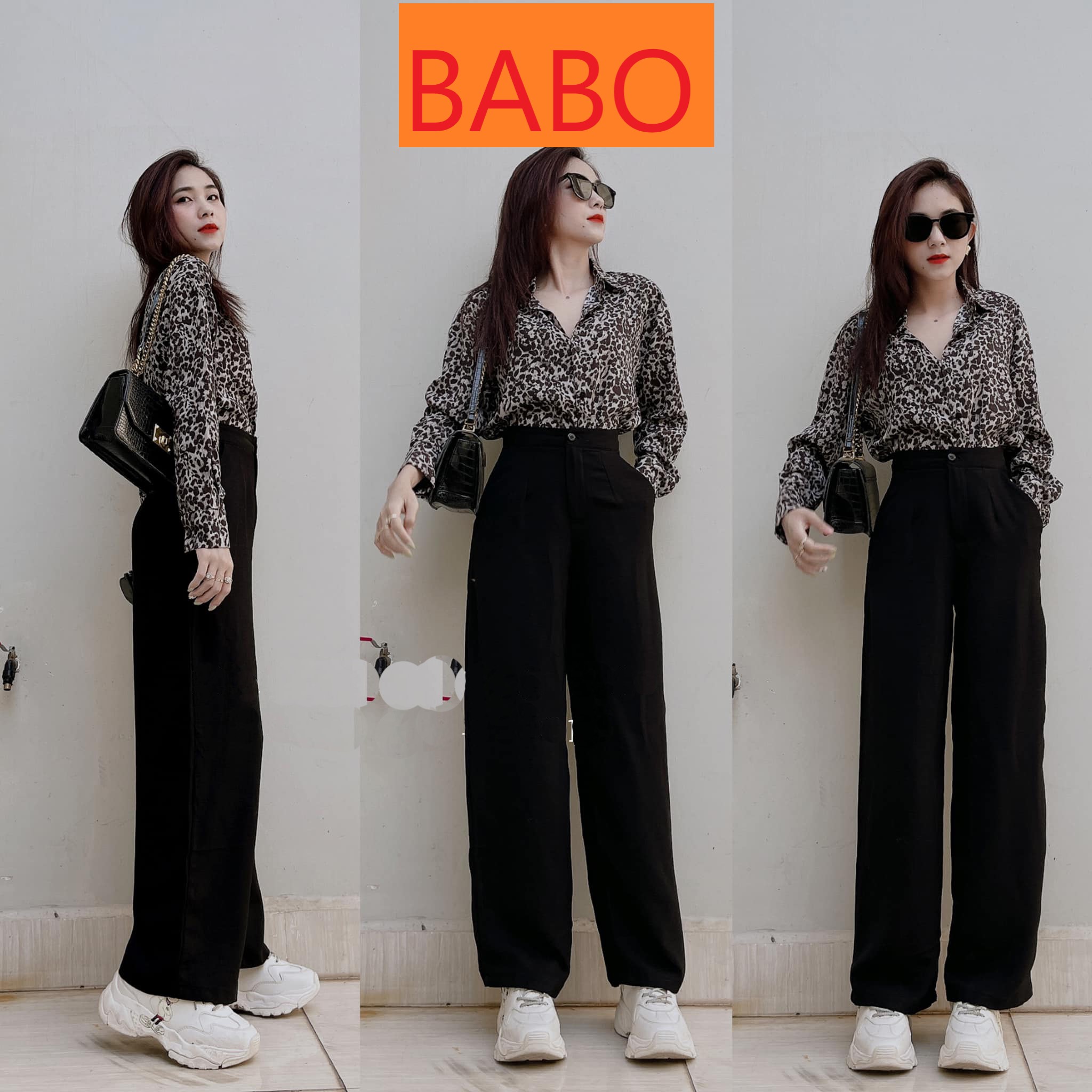 QUẦN TÂY ỐNG RỘNG NỮ LƯNG CAO HỌC SINH, QUẦN ÂU ỐNG RỘNG HỌC SINH NỮ, QUẦN TÂY ỐNG RỘNG NỮ ĐEN LƯNG CAO, NĂNG ĐỘNG THỜI TRANG, TRẺ TRUNG, PHONG CÁCH, NĂNG ĐỘNG, CỰC THOẢI MÁI MÁT MẺ MÙA HÈ