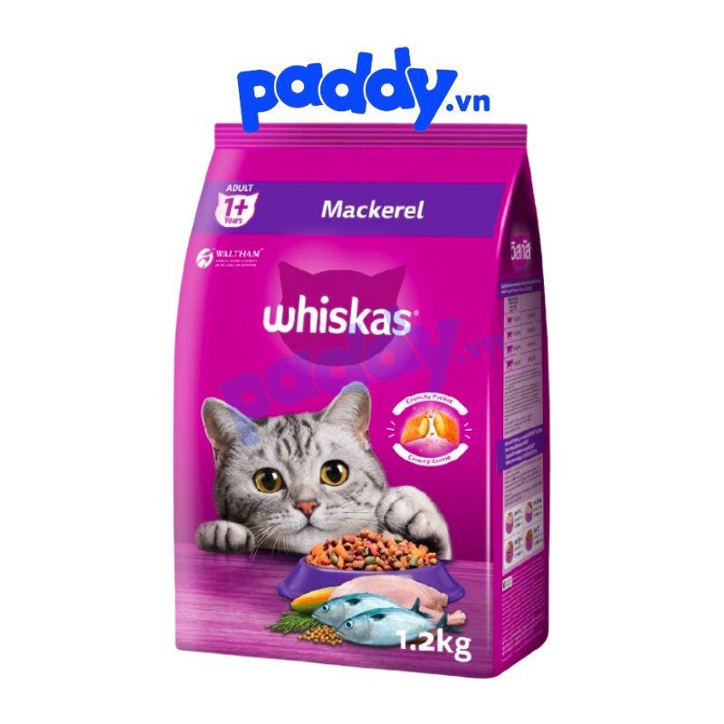 Hạt whiskas cho mèo trưởng thành - vị cá thu