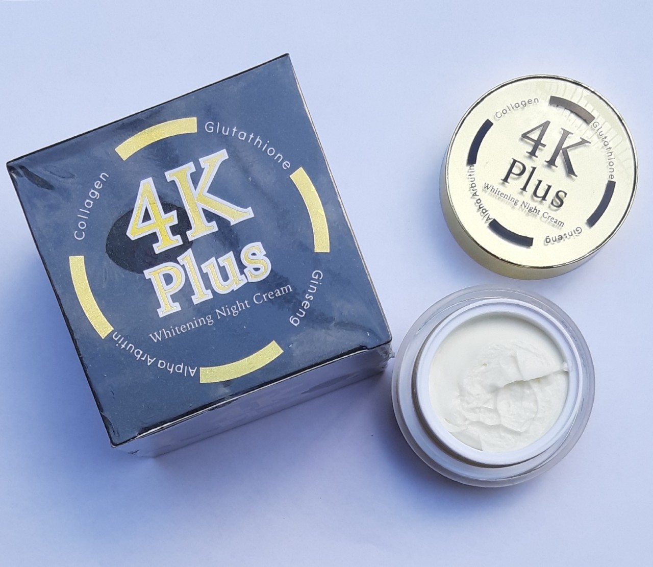 [Dưỡng Trắng] Kem Collagen 4K Plus  Đốm Nâu Sậm, hình Bướm, kiểm soát nhờn, ngừa mụn kháng khuẩn, Thái Lan