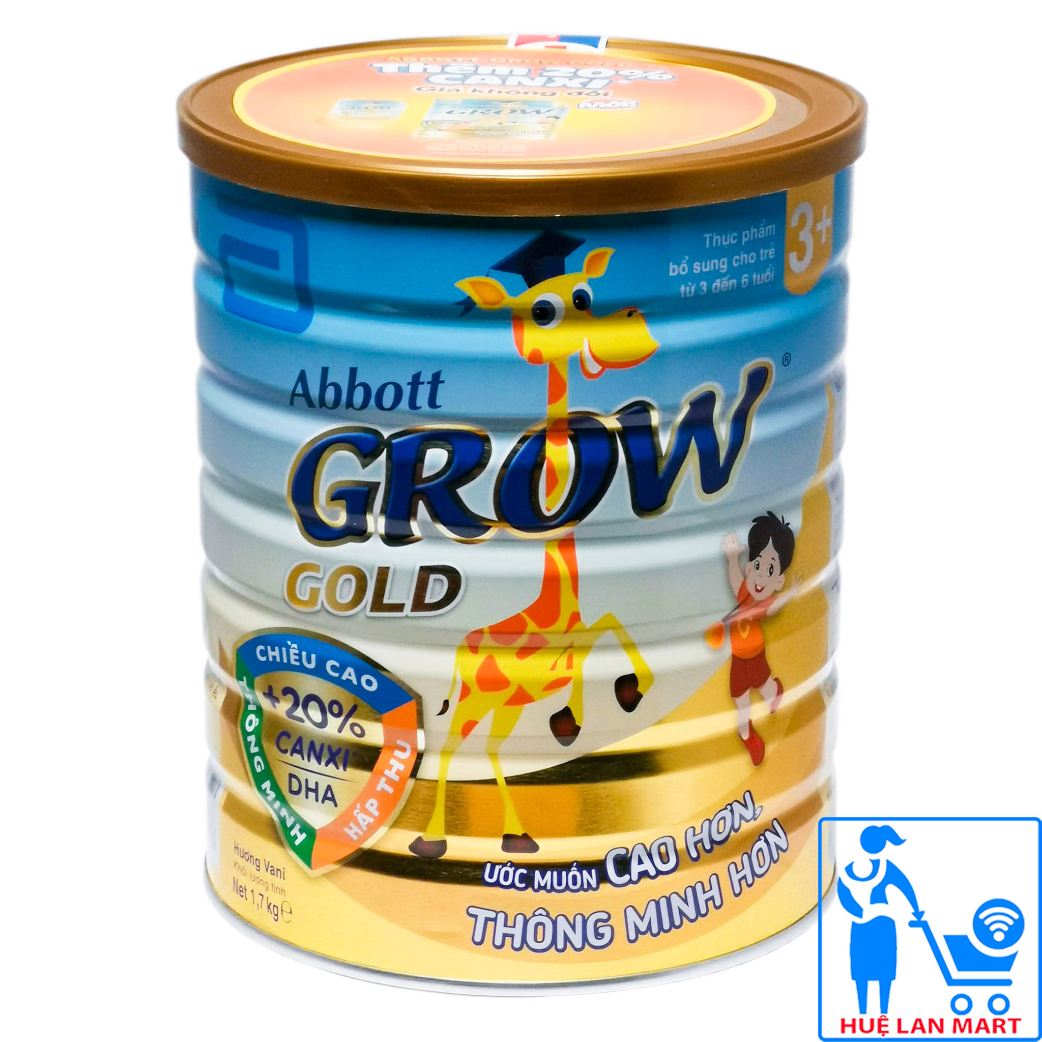 Sữa bột abbott grow gold 3+ hộp 1,7kg