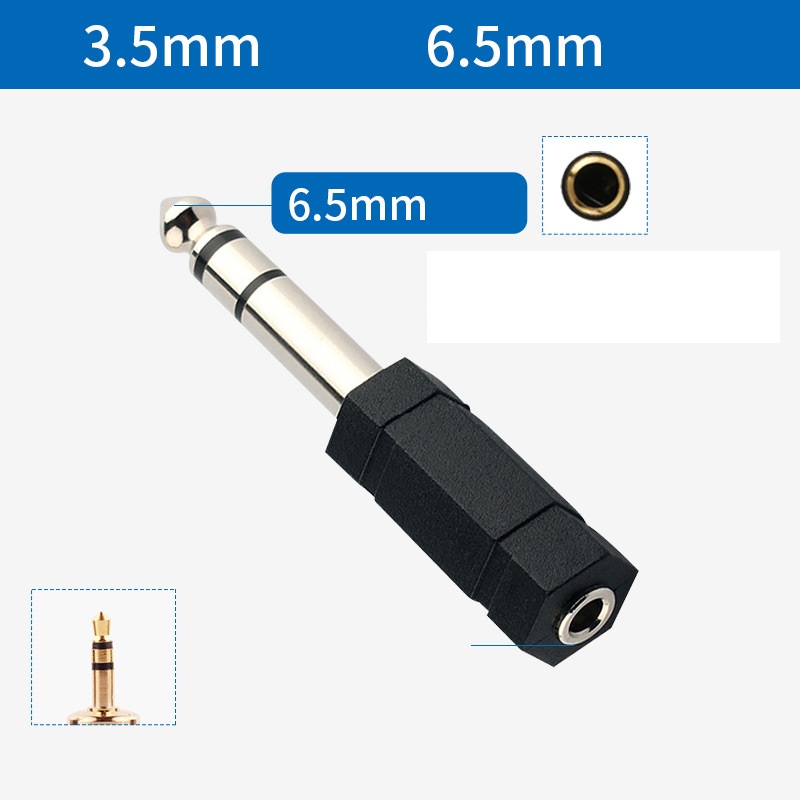 Đầu jack chuyển đổi i jack chuyển 3.5 sang 6.5 i jack chuyển 6.5 sang 3.5