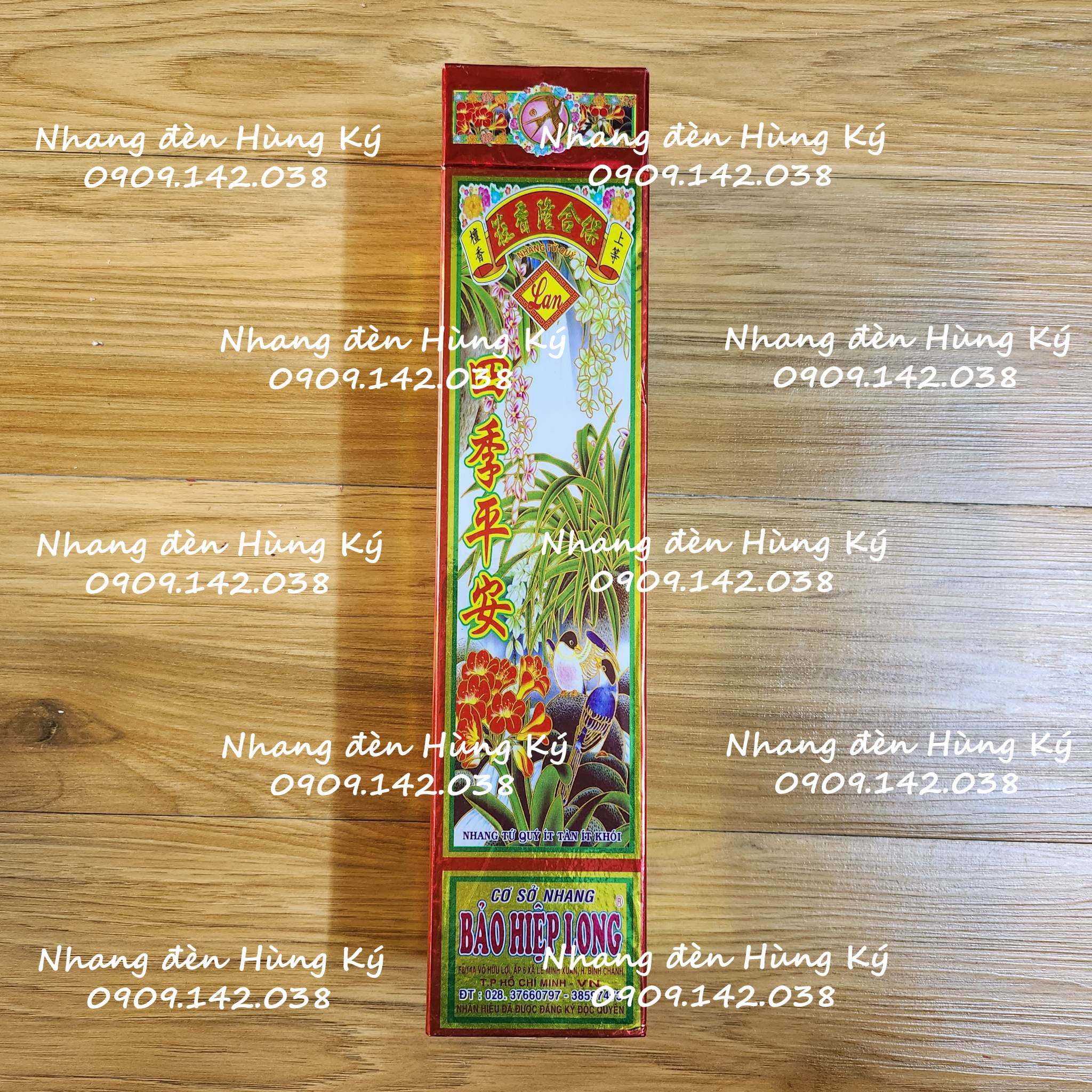 Nhang tứ quý hộp của Bảo Hiệp Long