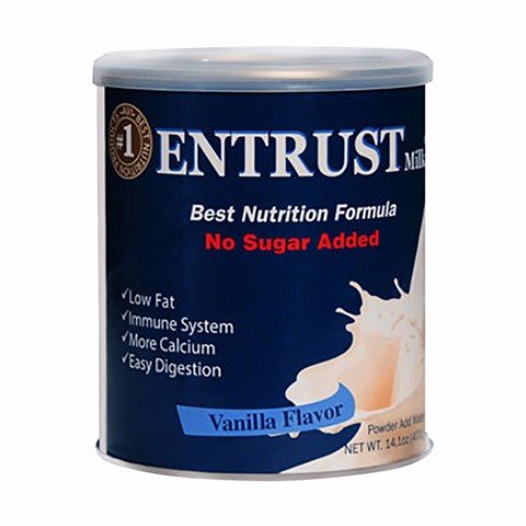 Sữa bột entrust hương vani 400g
