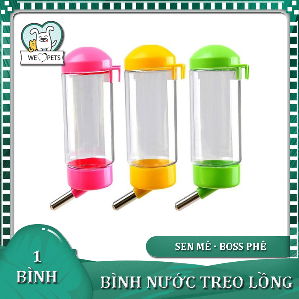 HN- Bình uống nước tự động treo chuồng thú cưng 400ml, Bình uống nước chó, bình uống mèo - Lida Pet Shop