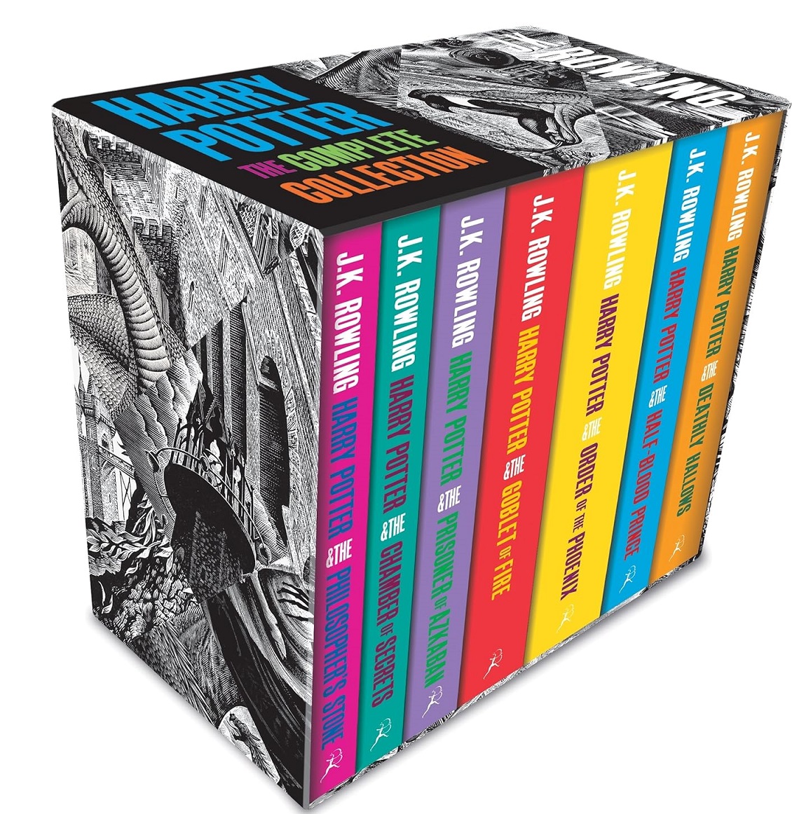 Sách Ngoại Văn - Harry Potter Boxed Set: The Complete Collection (Adult Paperback)
