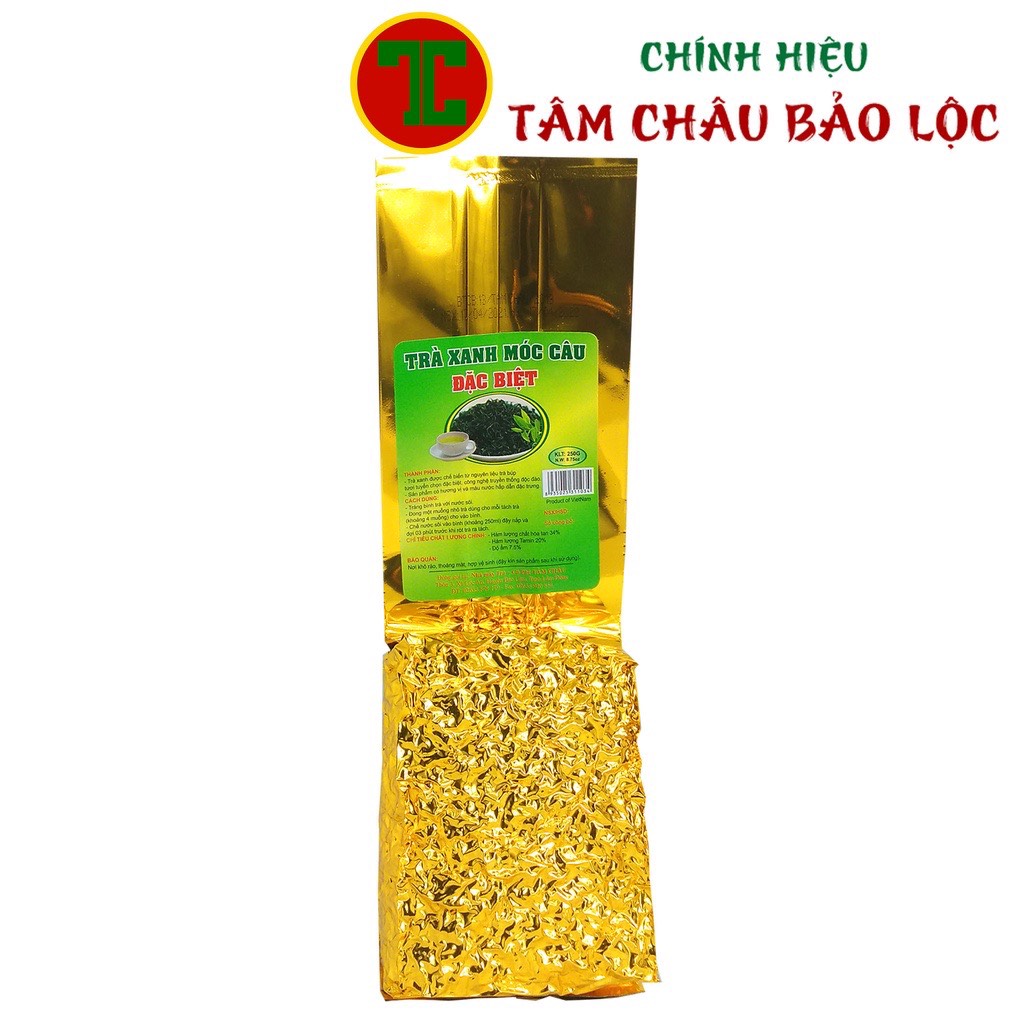 Trà Xanh Móc Câu Tâm Châu đặc biệt - trà nõn tôm thượng hạng Bảo Lộc