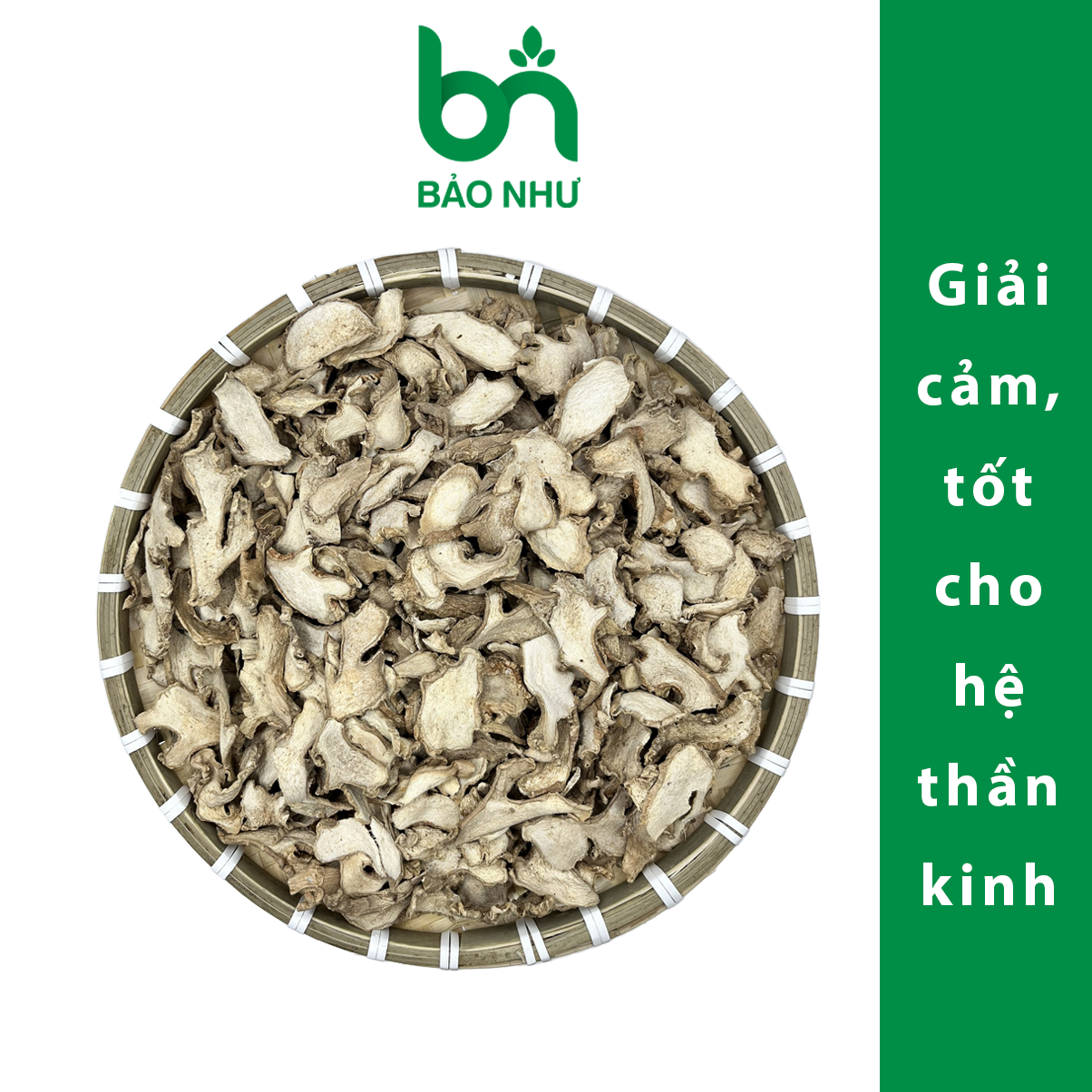 Gừng lát sấy khô nhà làm trà gừng xông giải cảm