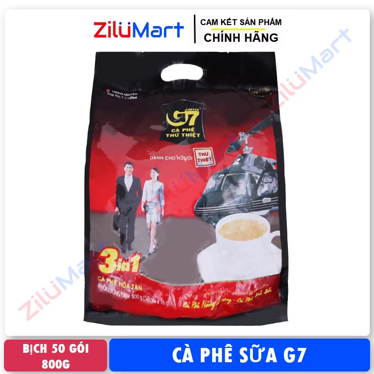 G7 3 in 1 soluble milk coffee pack of 50 800g
