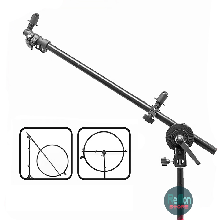 Tay treo hắt sáng studio 1.75m có củ boom điều chỉnh gật gù