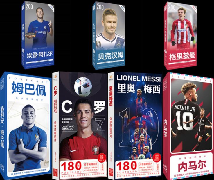 Bộ ảnh cầu thủ bóng đá Ronaldo, Messi, Bekhacm, Neymar..cực đẹp, chất lượng, quà tặng hấp dẫn cho bạn bè - LiDO Sports