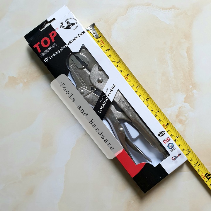 Kìm chết hàm cong 10 inch hãng TOP Đài Loan chuyên dụng - Kìm bấm chết