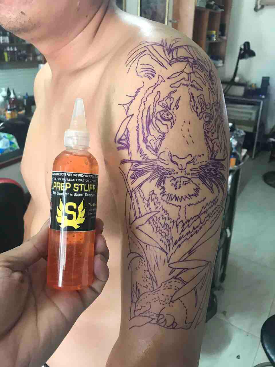 Gel scan hình xăm siêu bám ..siêu nét