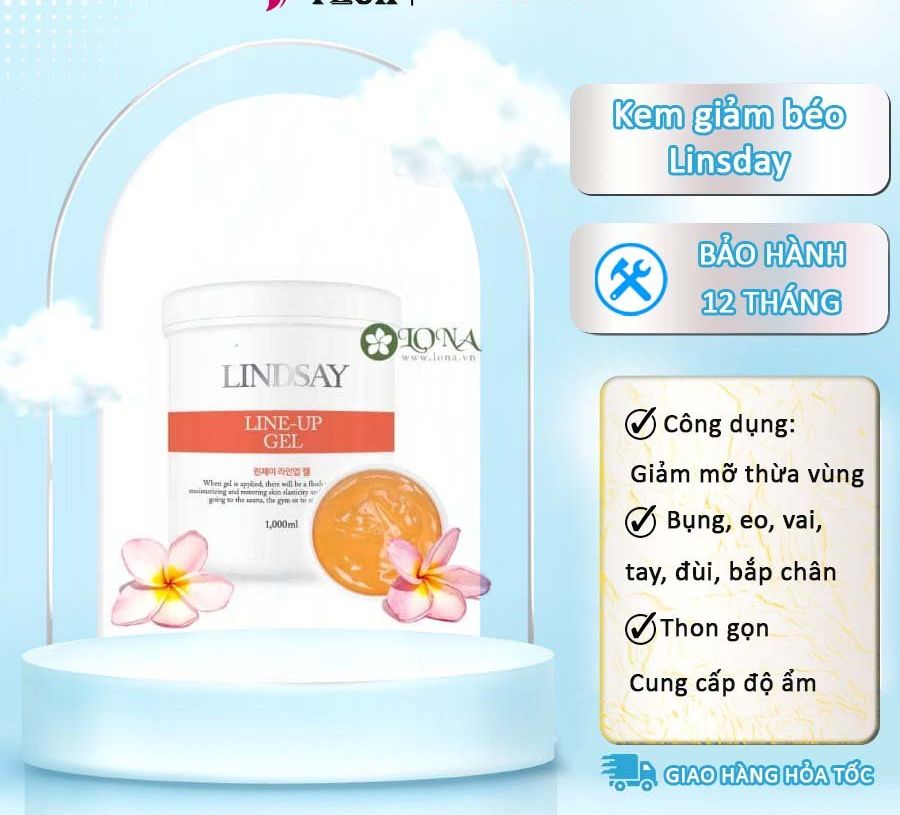 Kem đánh tan mỡ giảm béo lindsay1000g kem giam béo đánh bụng thon gọn chính hãng 100%.