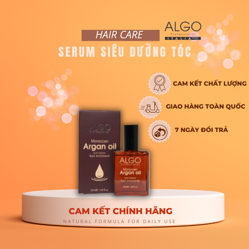 Tinh dầu siêu phục hồi tóc algo argan oil 50ml