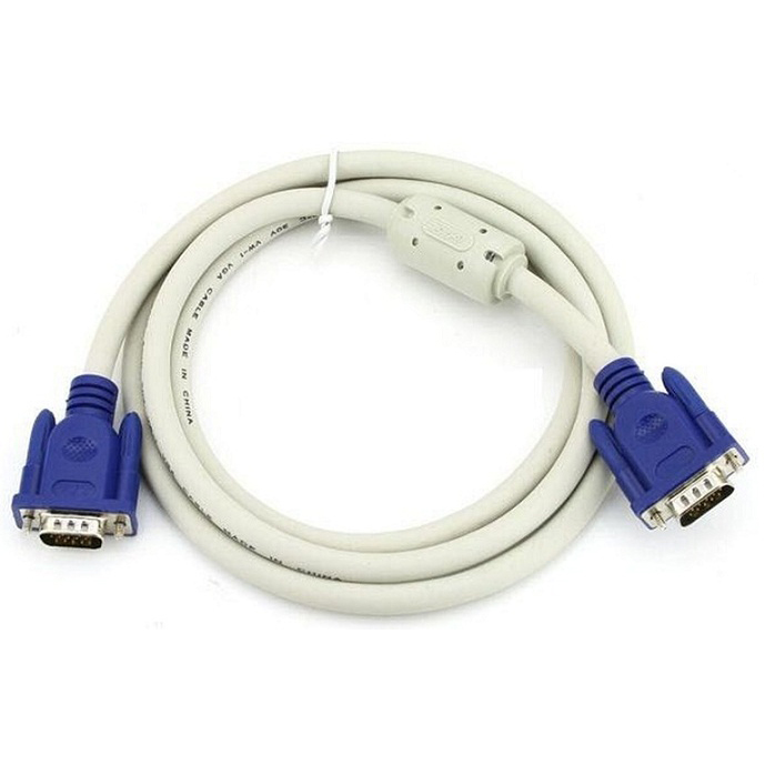 Dây vga 3m dây trắng chống nhiễu cao cấp cable vga hàng chuẩn dây cáp cho máy tính mẫu mới bán chạy