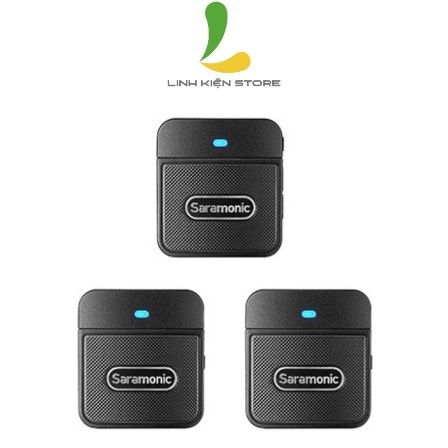 Micro thu âm Saramonic Blink 100 B2 - Micro ghi âm công nghệ truyền tín hiệu 2.4GHz khử tiếng ồn thông minh