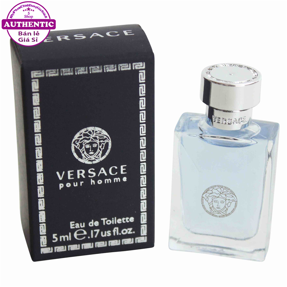 Nước Hoa Mini VERSACE Pour Homme Edt Địa Trung Hải 5ml ITALY