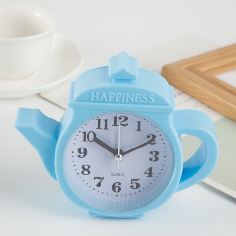 (tặng pin ) Đồng Hồ Để Bàn báo thức hình  Cái Ấm Trà  tách trà - Đồng hồ báo thức - Đồng hồ hình thú siêu cute-  Đồng hồ để bàn trang trí  - Đồng hồ để bàn đẹp - dong ho de ban -dong ho bao thuc