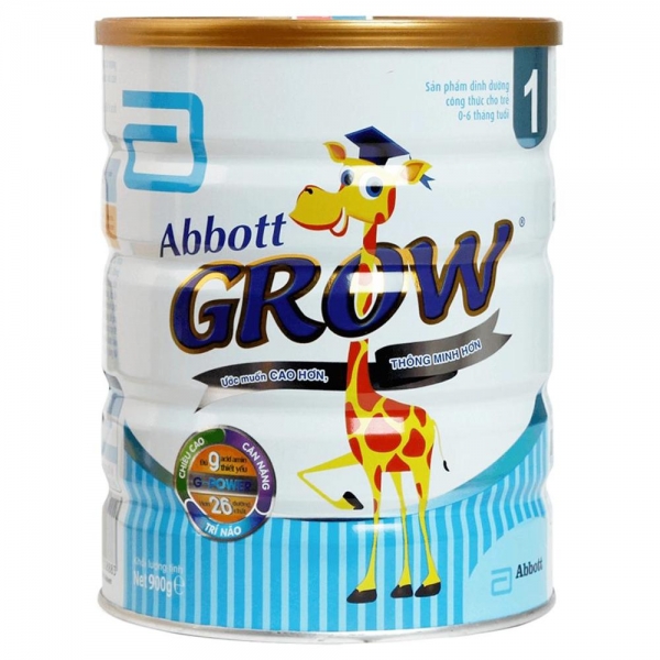 Sữa bột abbott grow 1 900g