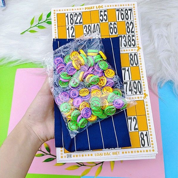 Bộ lô tô cờ nhựa