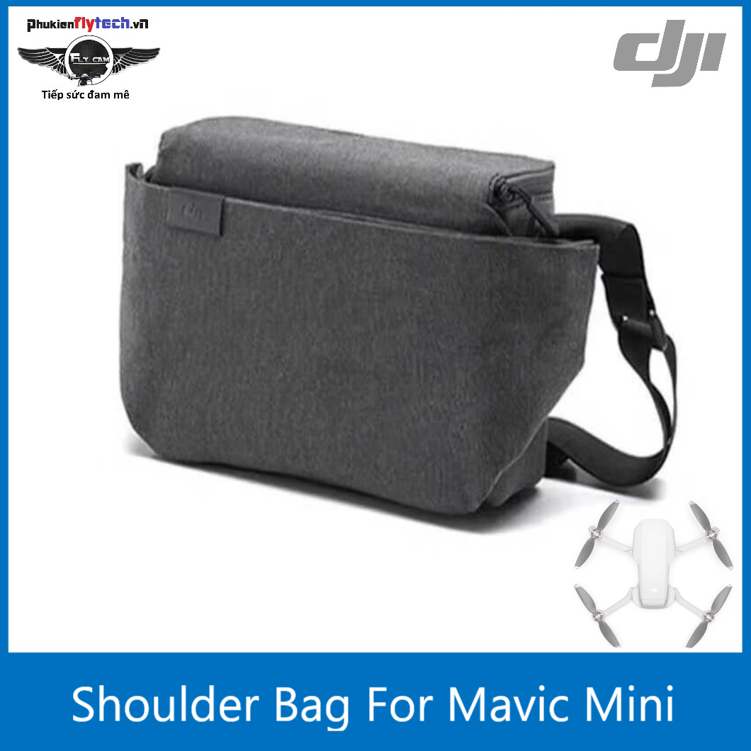 Túi vải Mavic Mini - Mavic Air - Original bag for Mavic Mini, Air - Hàng chính hãng DJI - Quai đeo chéo thời trang - Thiết kế năng động - Chất liệu vải dày dặn, bền bỉ - Thuận tiện thoải mái
