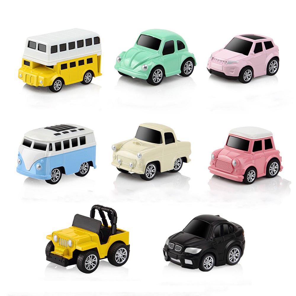 Bộ 8 Ô Tô Mô Hình Đồ Chơi Mini Car Cho Bé Bằng Thép Cao Cấp