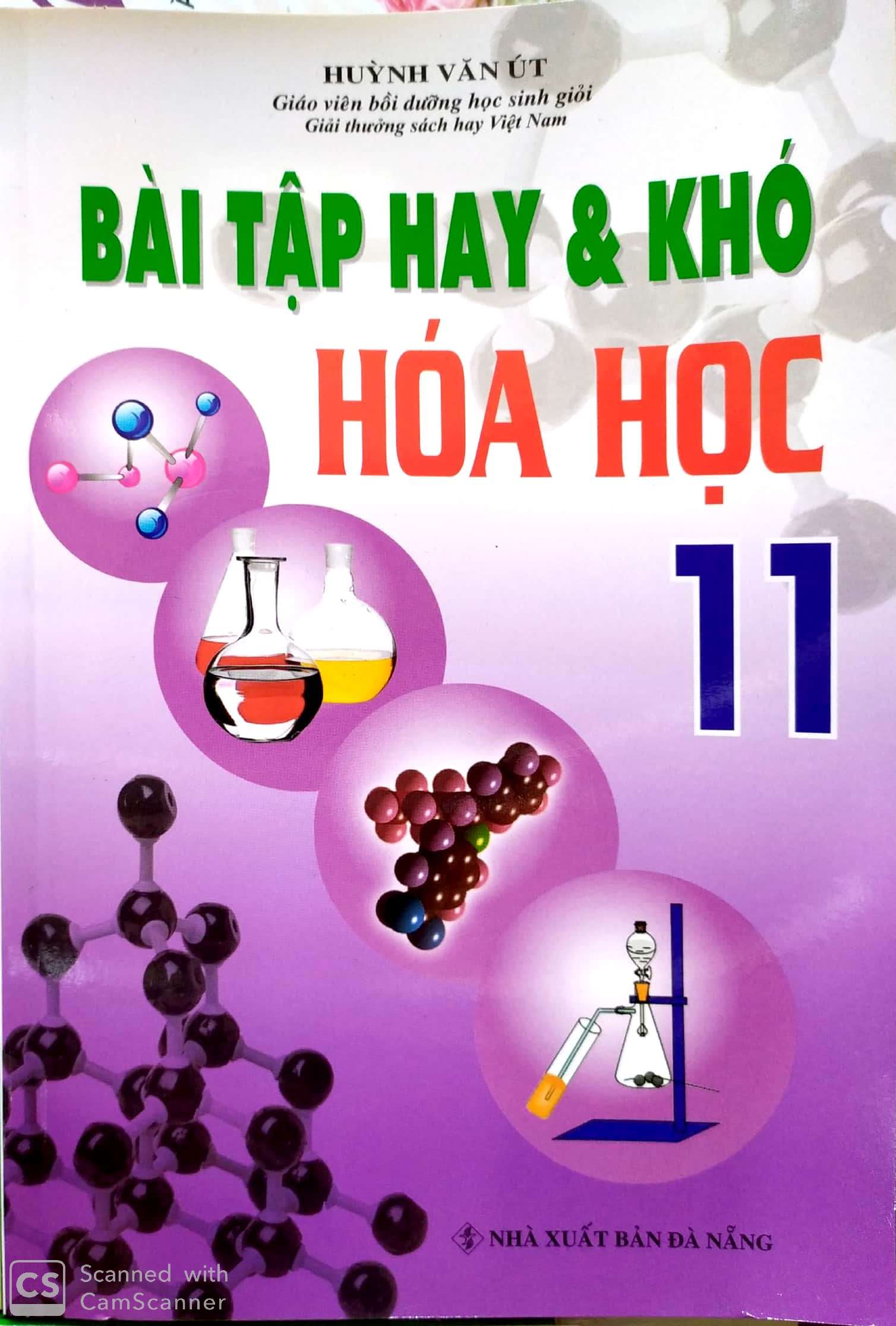 Bài tập hay và khó hóa học 11