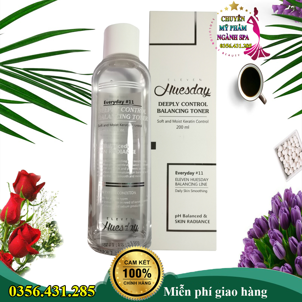 Toner dưỡng ẩm huesday deeply control balancing toner