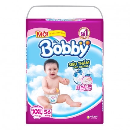 Tã dán bobby size xxl56 miếng