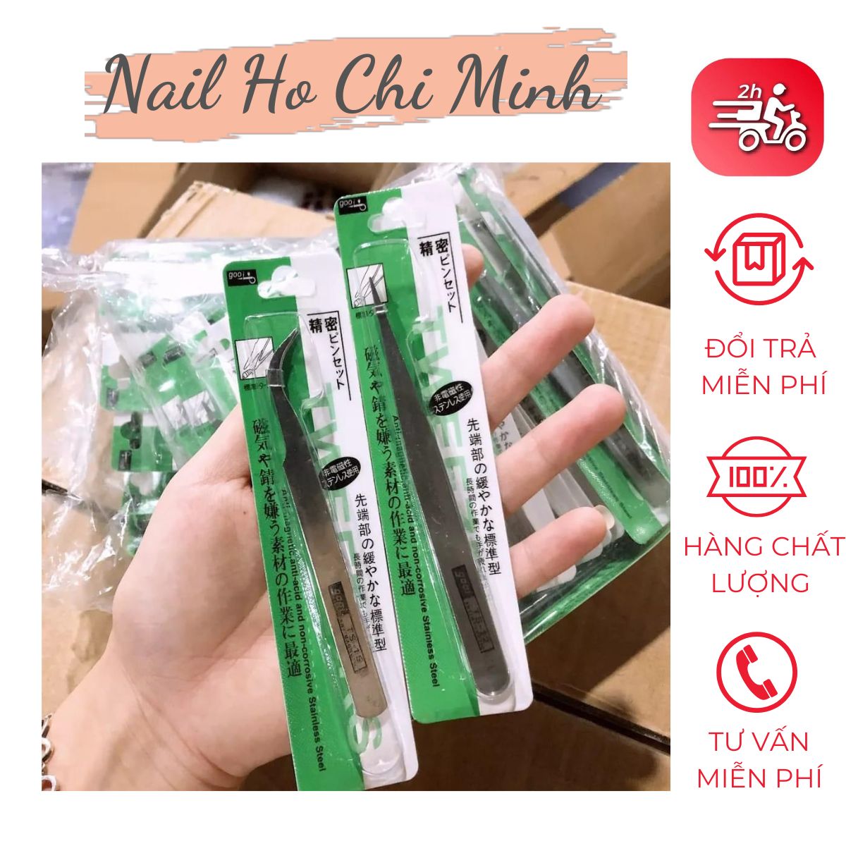 [HCM]Nhíp gắp đá nail - Nhíp nail chuyên dụng cho dân làm móng