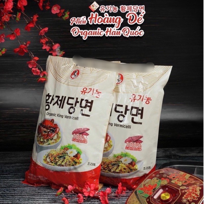 Miến hoàng đế 1kg làm bằng khoai lang nhập khẩu Hàn Quốc Organic King Vermicelli