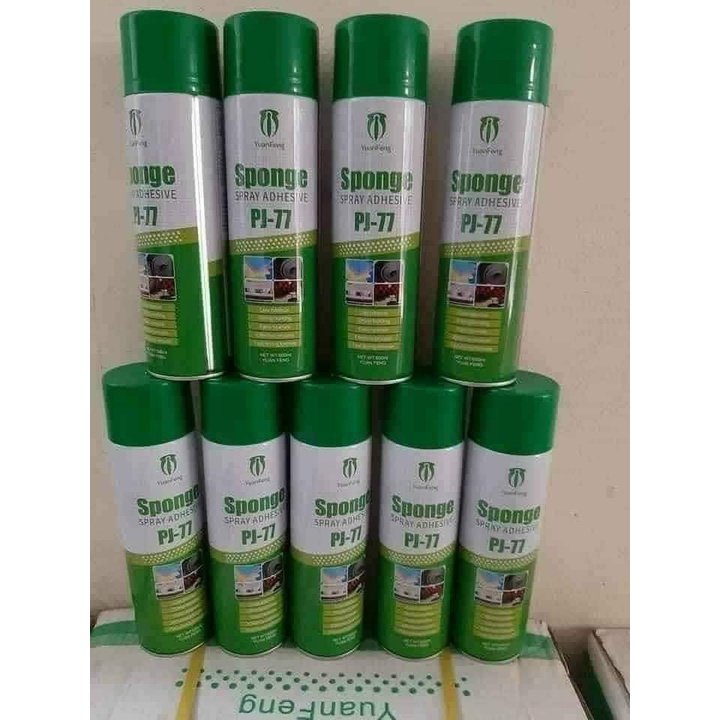 Keo xịt dán đa năng pj 77 chuyên dán xốp, giáy dán tường, mút xốp