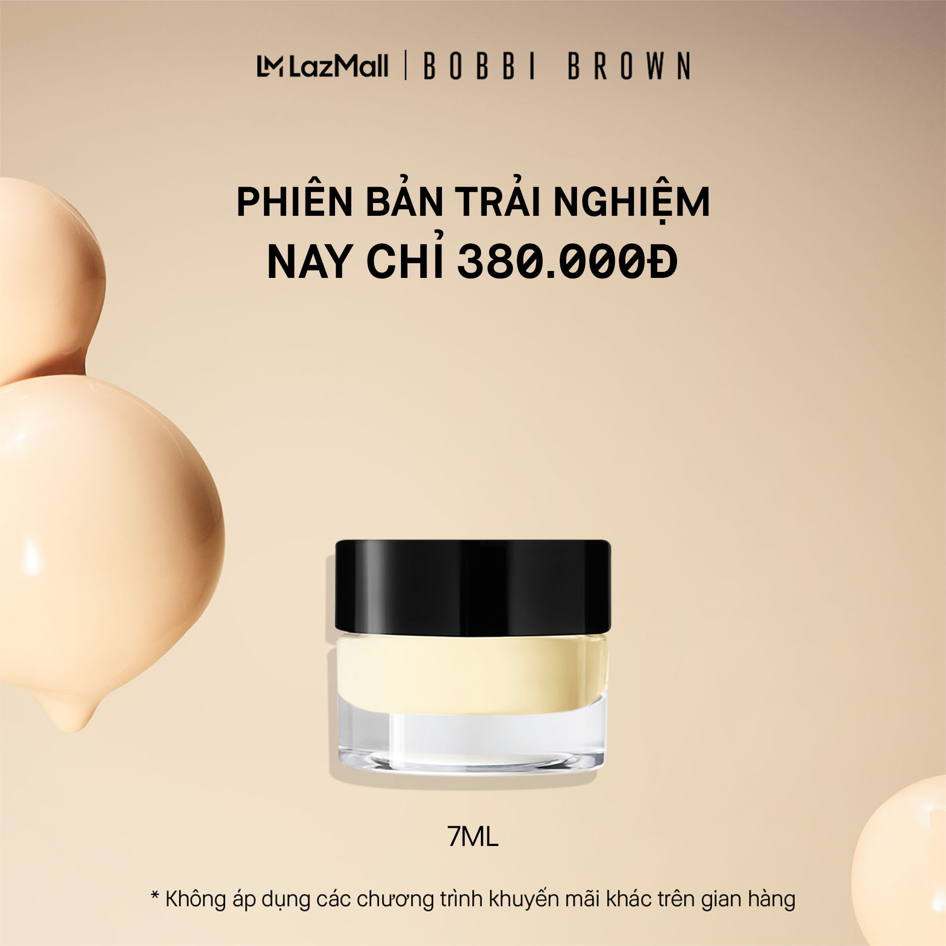 [PHIÊN BẢN TRẢI NGHIỆM] Bobbi Brown Vitamin Enriched Face Base – 7ml/Lớp lót trang điểm và kem dưỡng ẩm mặt chứa Vitamin B, C và E - bán chạy nhất trong kem lót dưỡng da