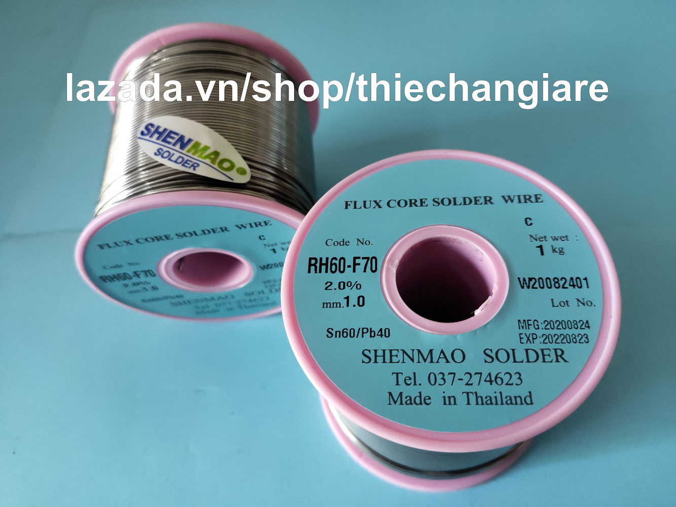 Dây thiếc hàn xịn SHENMAO nhẹ lửa 50G 100G 200G [ dây thiếc bán lẻ lấy ra từ cuộn 1kg ]